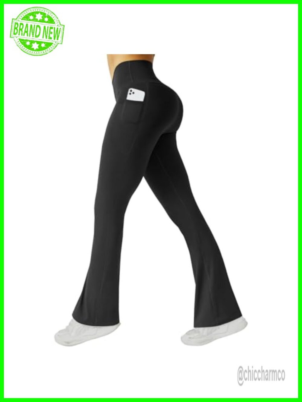 Flare Yoga Pants High Waist Flared Leggings with Pockets